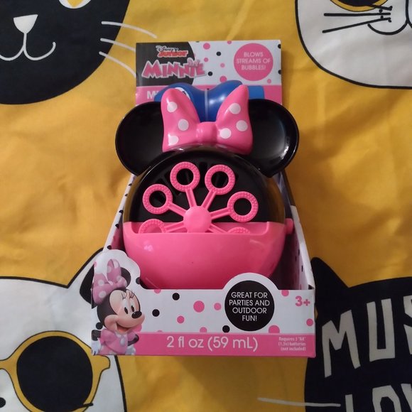 Disney Toys Minnie Bubble Machine Minnie Mouse Nib Poshmark